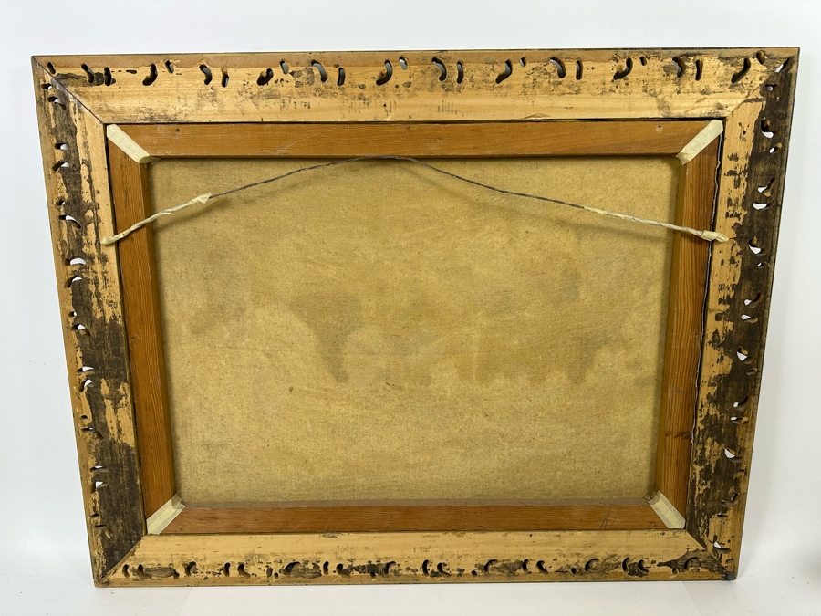 Czillik Anna (1899-1923 Budapest, Hungary) Original Oil Painting On Canvas 30 X 22 Framed 36.5 X 28.5 [Photo 11]