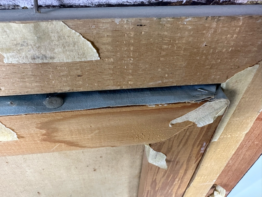 Tabori Bela (Hungarian) Original Painting On Canvas 28 X 22 Framed 35 X 30 [Photo 21]