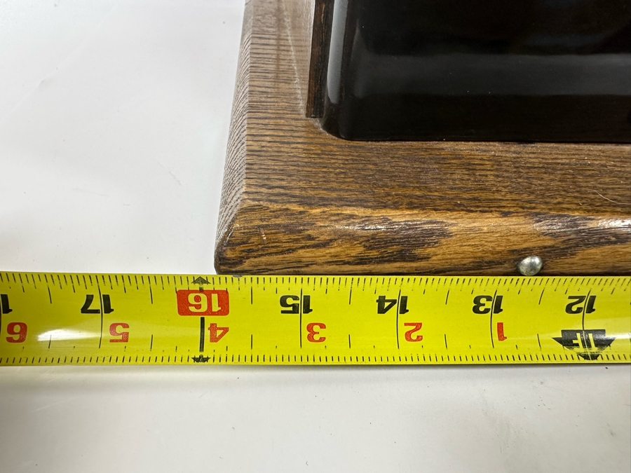 1940s Mills 25 Cent Black And Gold Golden Nugget Slot Machine Believed To Be A Reproduction In Great Working Condition Loaded With Quarters Ready To Payout 16W X 15.5D X 26H [Photo 19]