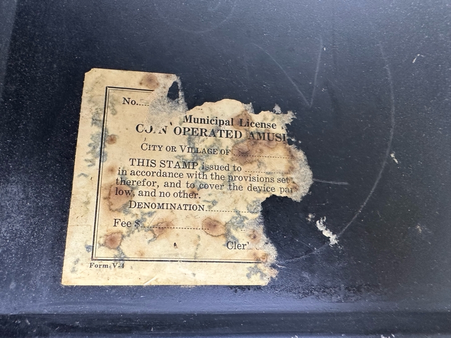 25 Cent Mills Novelty Roman Head Slot Machine Circa 1930s Loaded With Quarters Ready To Payout Great Working Condition With Key 16W X 15D X 27H See Video For Demo SN 307725 [Photo 22]