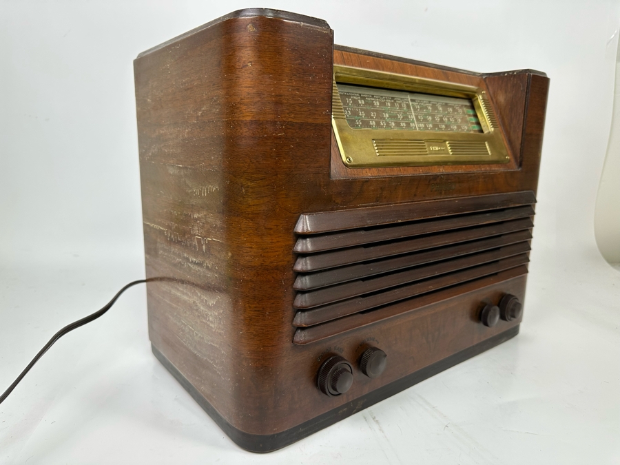 Mid-Century Philco Tube AM/SW Radio Working 18W X 10D X 14H [Photo 11]