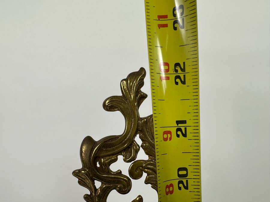 Inlaid Wooden Italian Case Pendulum Clock With FHS Germany Movement 12W X 6D X 22H Working [Photo 18]