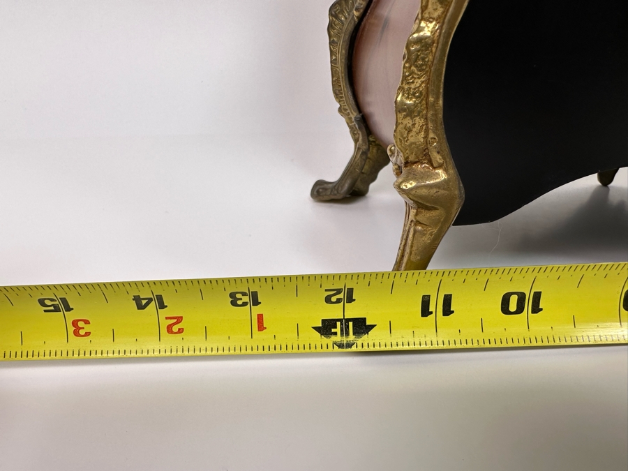 Inlaid Wooden Italian Case Pendulum Clock With FHS Germany Movement 12W X 6D X 22H Working [Photo 16]