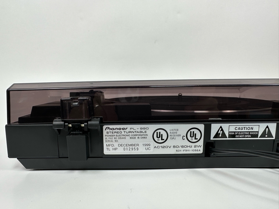 Pioneer PL-990 Turntable Record Player Working [Photo 7]