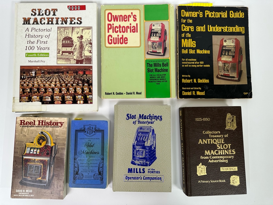 Collection Of Seven Vintage Slot Machine Books [Photo 2]