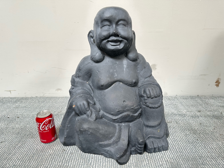 Terracotta Buddha Sculpture Painted 18W X 14D X 20H [Photo 3]
