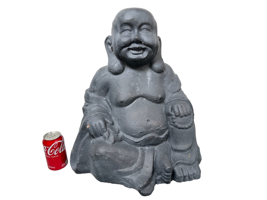 Terracotta Buddha Sculpture Painted 18W X 14D X 20H [Photo 1]