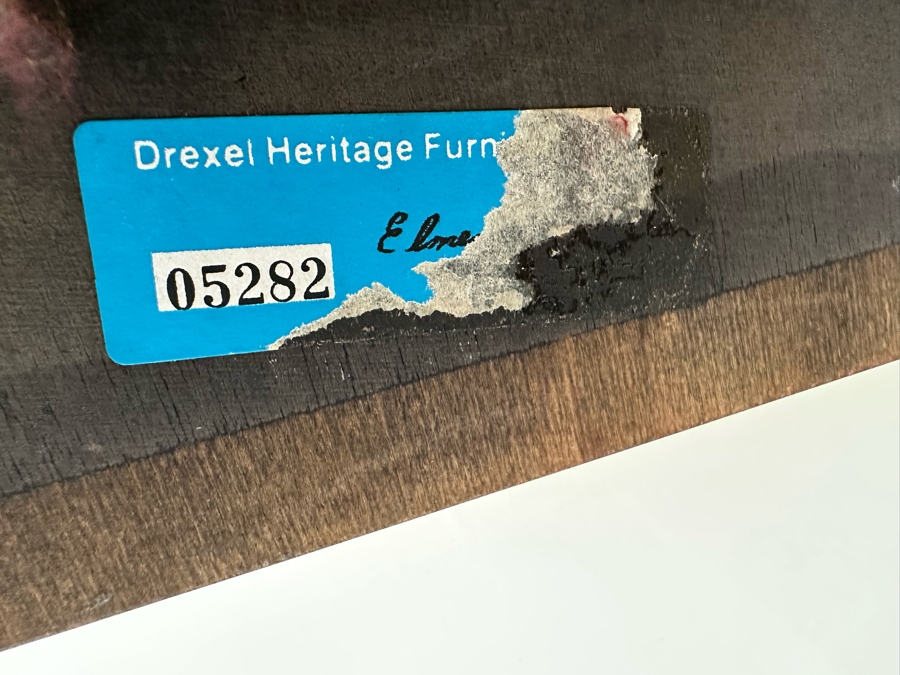 Drexel Heritage Chinoiserie Glass Top Coffee Table 55W X 28D X 17H [Photo 7]