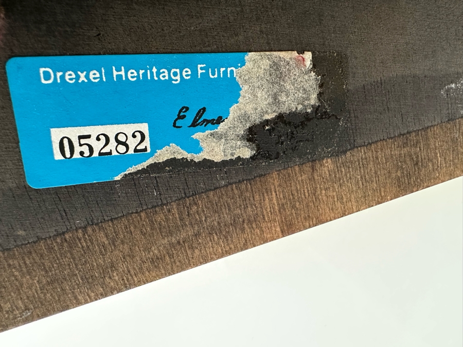 Drexel Heritage Chinoiserie Glass Top Coffee Table 55W X 28D X 17H [Photo 8]