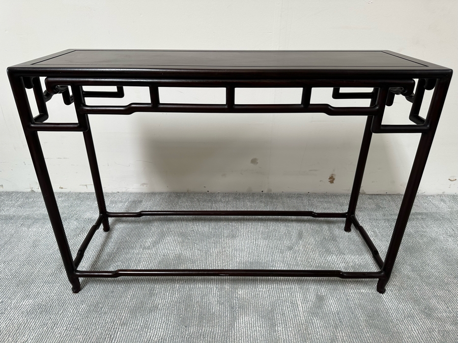 Vintage Chinese Wooden Console Table 45.5W X 15.5D X 32H [Photo 6]