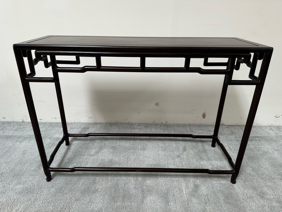 Vintage Chinese Wooden Console Table 45.5W X 15.5D X 32H [Photo 4]
