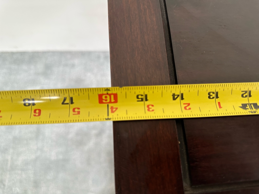 Chinese Wooden Fern Sculpture Stand For Arkraft Made In Hong Kong 16W X 13D X 36H [Photo 9]