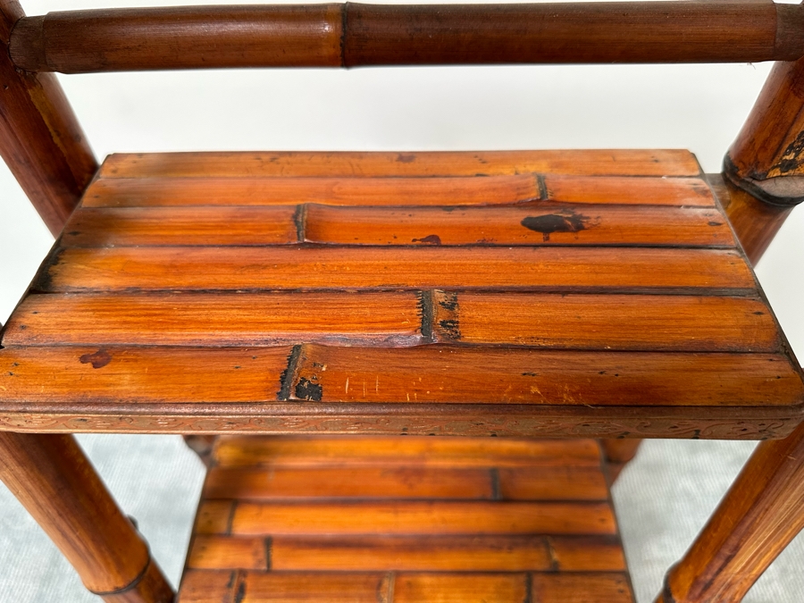 Folding Bamboo Bookshelf 16W X 12D X 46H [Photo 6]