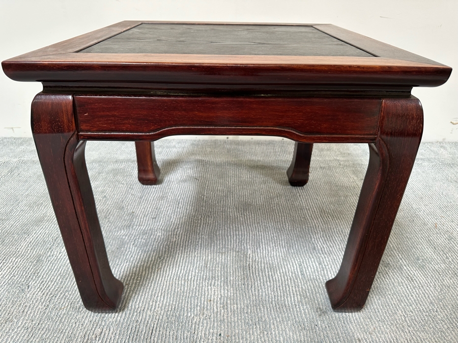 Chinese Wooden Side Table 24 X 24 X 21H [Photo 3]