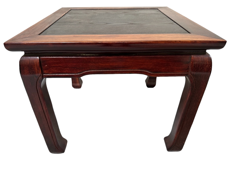 Chinese Wooden Side Table 24 X 24 X 21H   51013 V5j4 