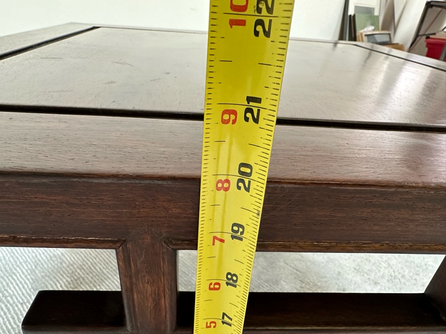 Chinese Rosewood Side Table 24 X 24 X 20H [Photo 8]