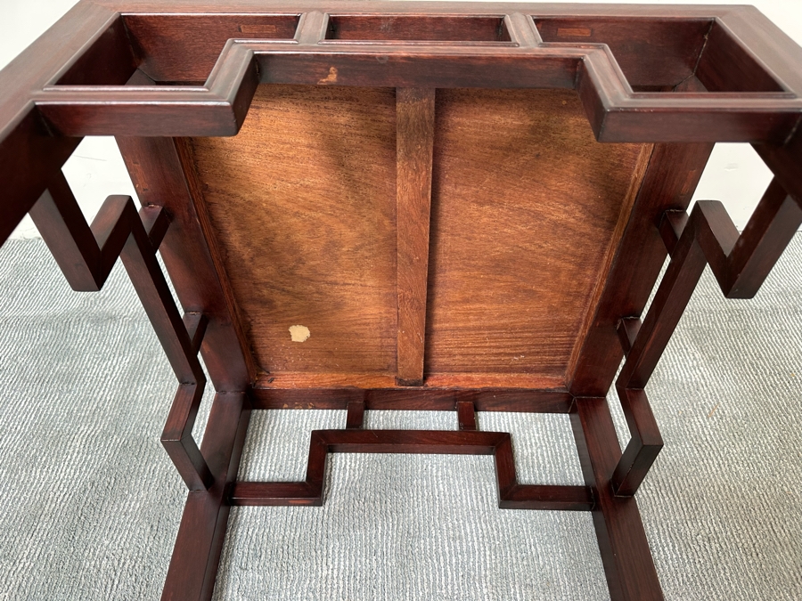 Chinese Rosewood Side Table 24 X 24 X 20H [Photo 10]