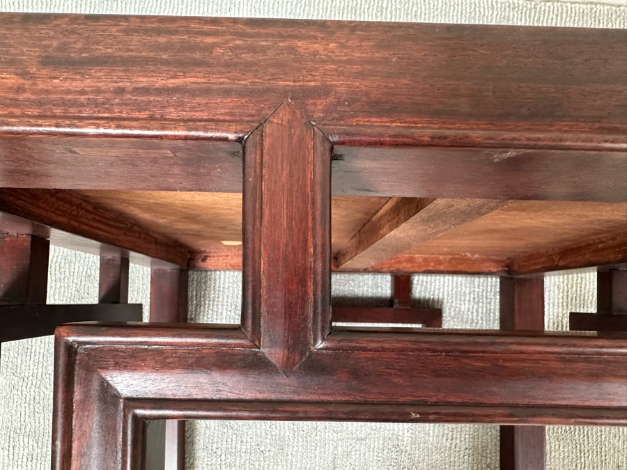 Chinese Rosewood Side Table 24 X 24 X 20H [Photo 11]