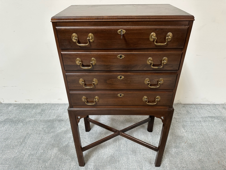 Ethan Allen Silverware Chest 21W X 12.5D X 38H [Photo 9]