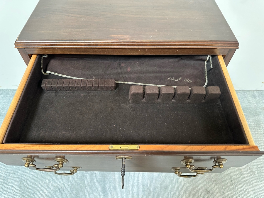 Ethan Allen Silverware Chest 21W X 12.5D X 38H [Photo 7]