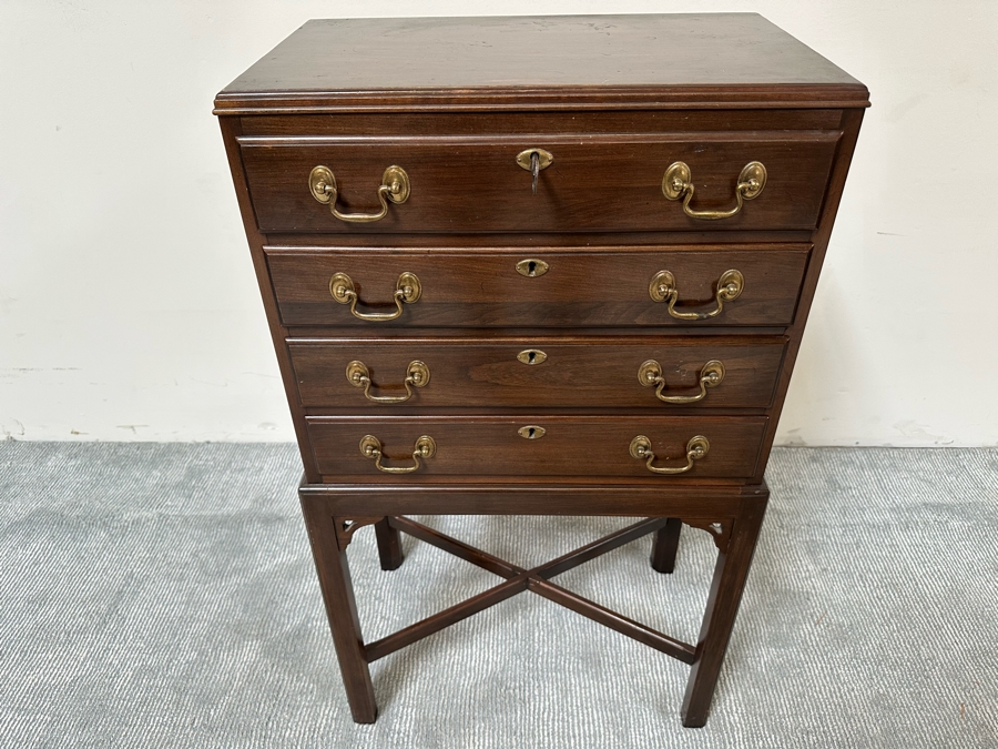 Ethan Allen Silverware Chest 21W X 12.5D X 38H [Photo 10]