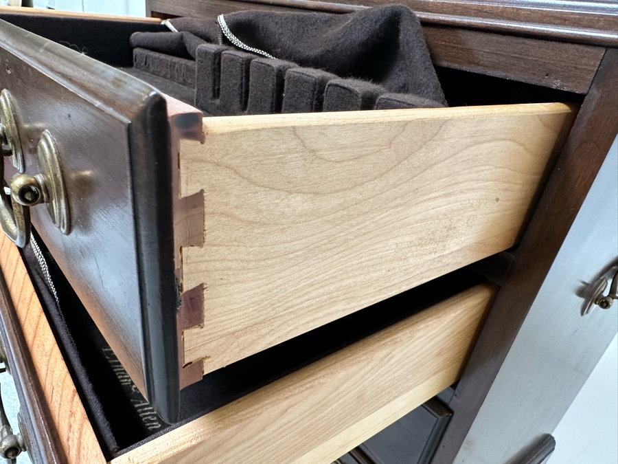 Ethan Allen Silverware Chest 21W X 12.5D X 38H [Photo 5]