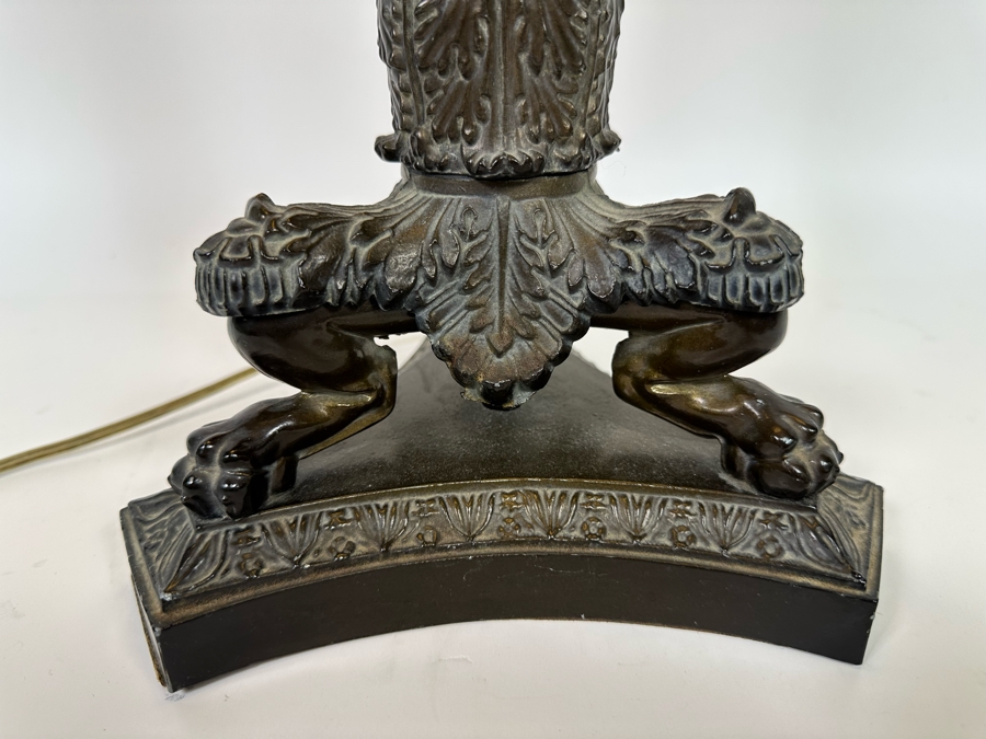 Stained Glass Table Lamp 32H [Photo 6]