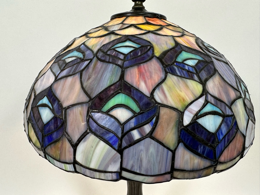 Stained Glass Lamp 23H [Photo 2]