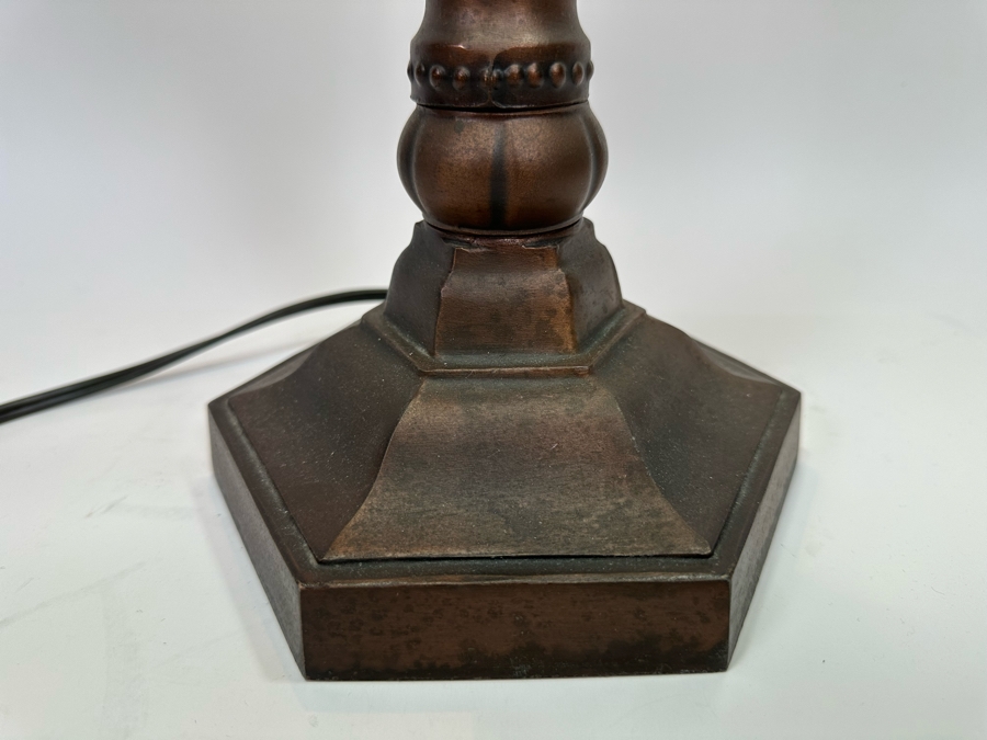 Stained Glass Lamp 27H [Photo 3]