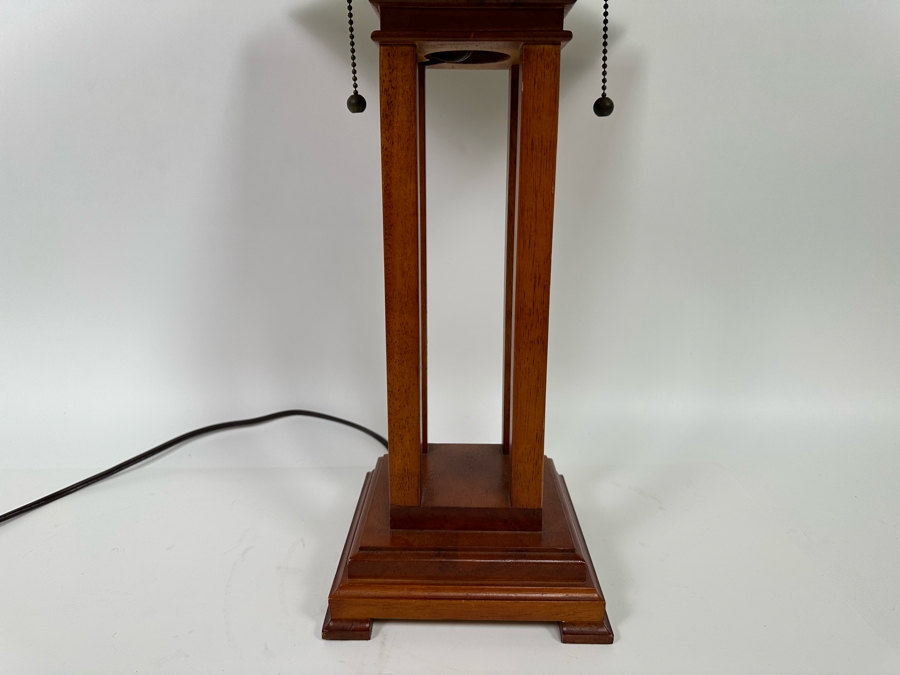 Stained Glass Lamp 27H [Photo 4]