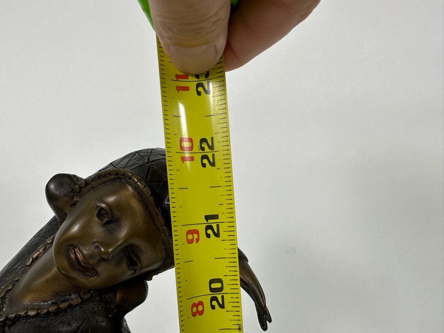 Bronze Sculpture Of Dancing Lady Signed Chicerow 10W X 23H [Photo 11]