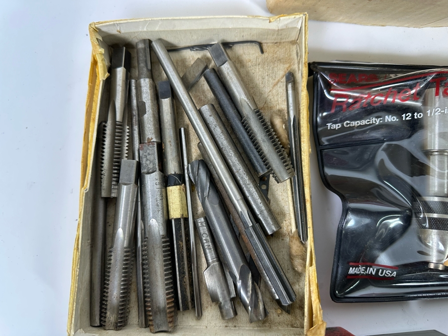 Tool Lot Featuring Taps, Dies & Drills