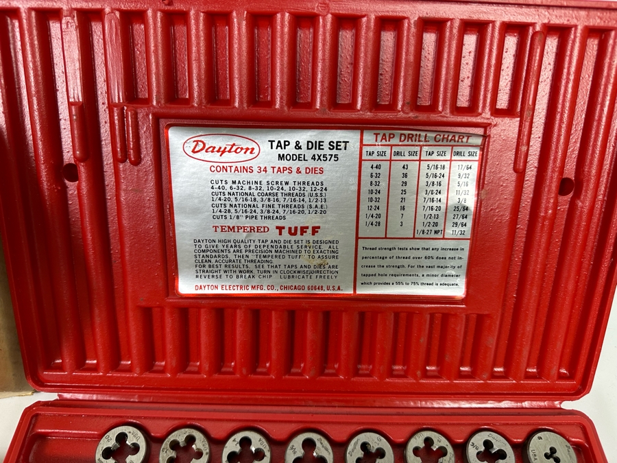 Tool Lot Featuring Taps, Dies & Drills [Photo 5]