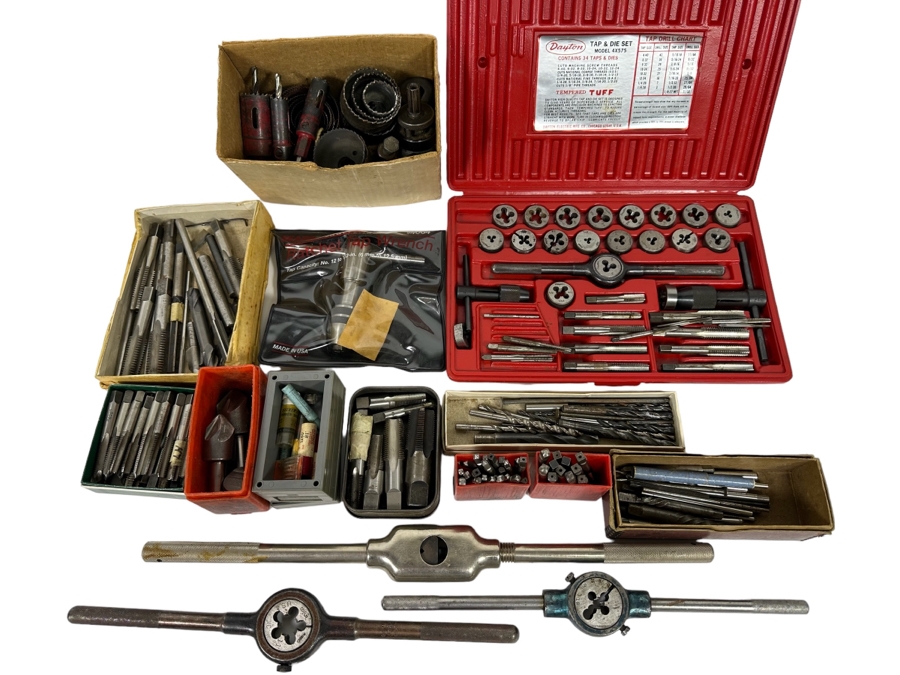Tool Lot Featuring Taps, Dies & Drills [Photo 1]