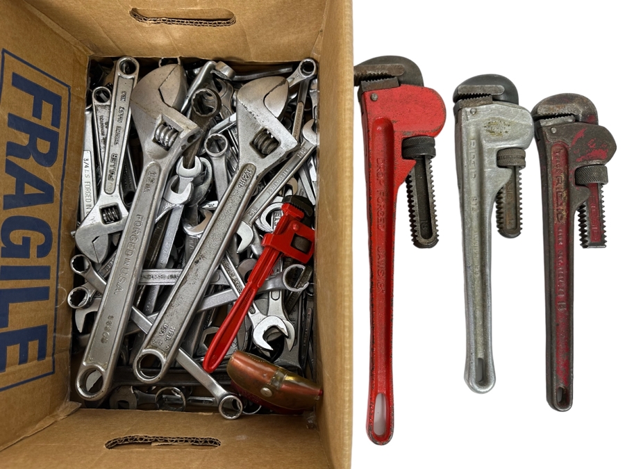 Tool Lot Featuring Various Wrenches [Photo 1]