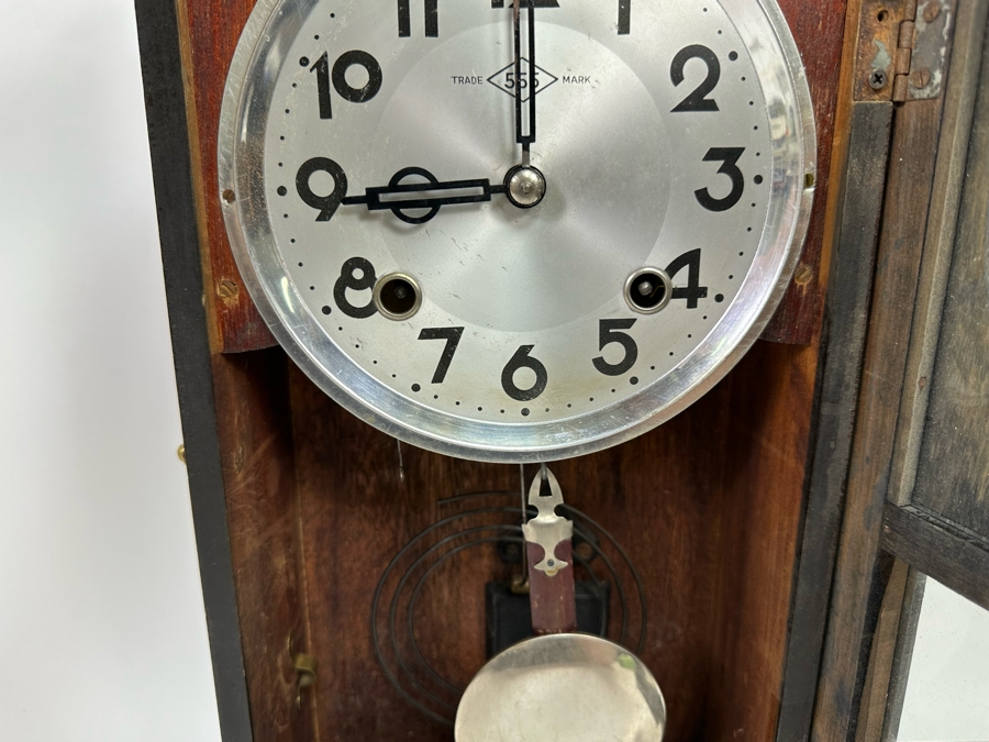 Vintage Working Pendulum Wall Clock 9W X 5D X 19H [Photo 9]