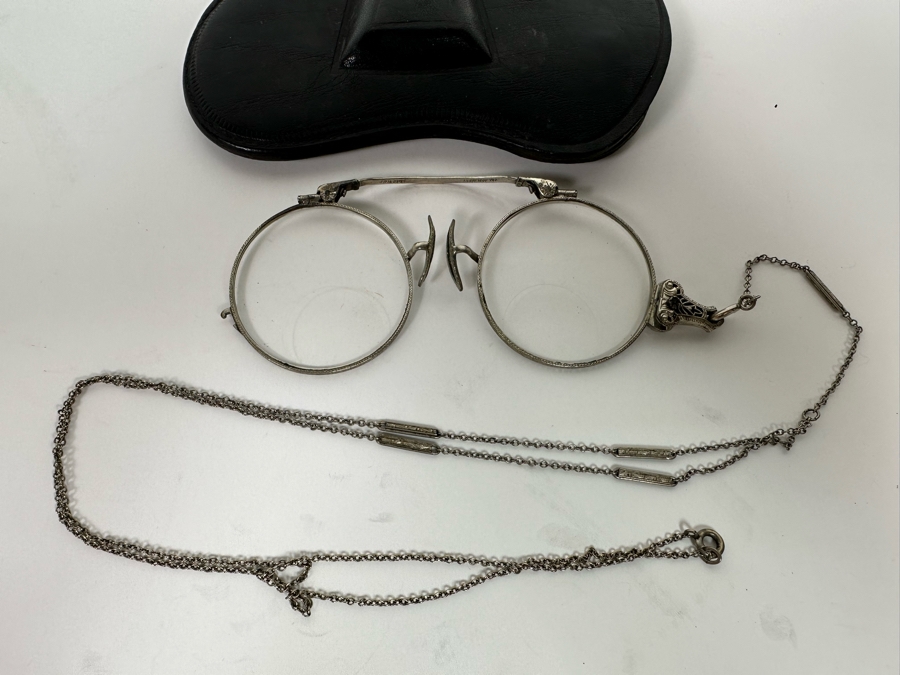 Antique Eyeglasses With Case 1/10 12K Gold Filled [Photo 2]