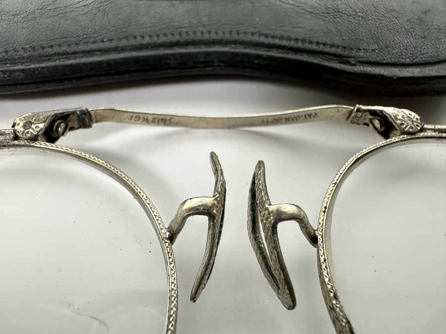 Antique Eyeglasses With Case 1/10 12K Gold Filled [Photo 4]