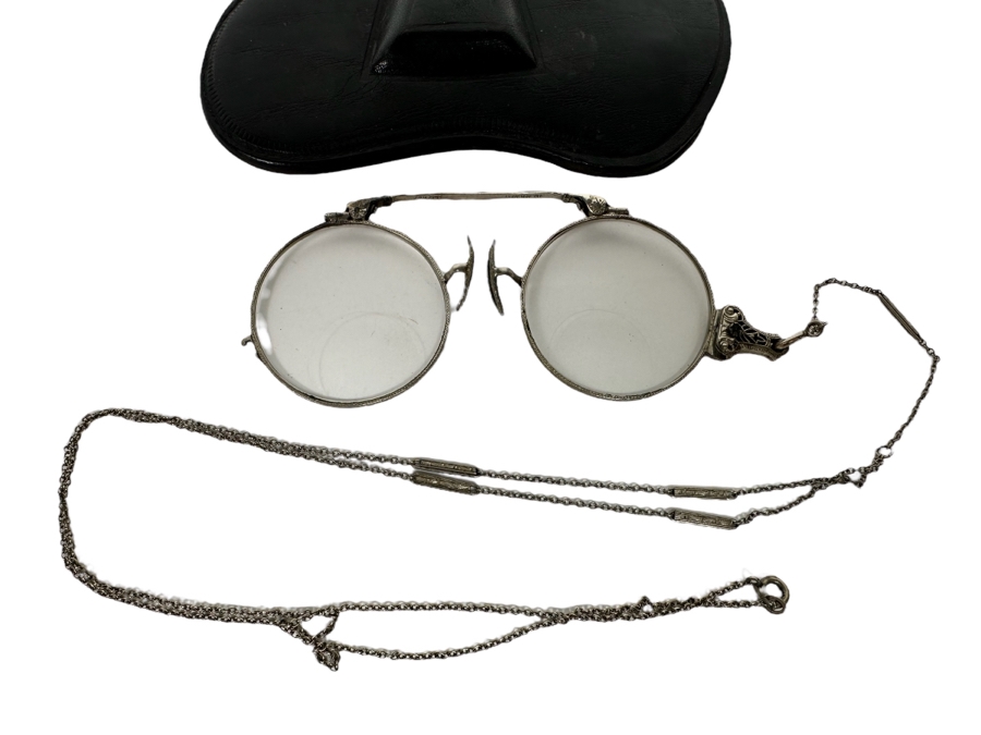 Antique Eyeglasses With Case 1/10 12K Gold Filled [Photo 1]