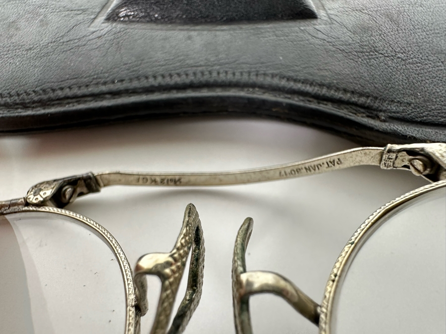 Antique Eyeglasses With Case 1/10 12K Gold Filled [Photo 6]