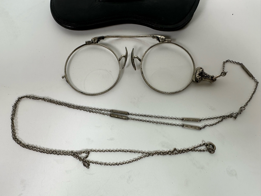 Antique Eyeglasses With Case 1/10 12K Gold Filled [Photo 3]