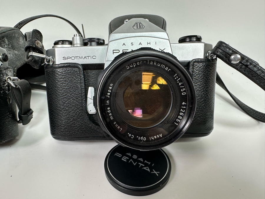 Minolta Hi-Matic E And Pentax Asahi Spotmatic Film Cameras [Photo 4]