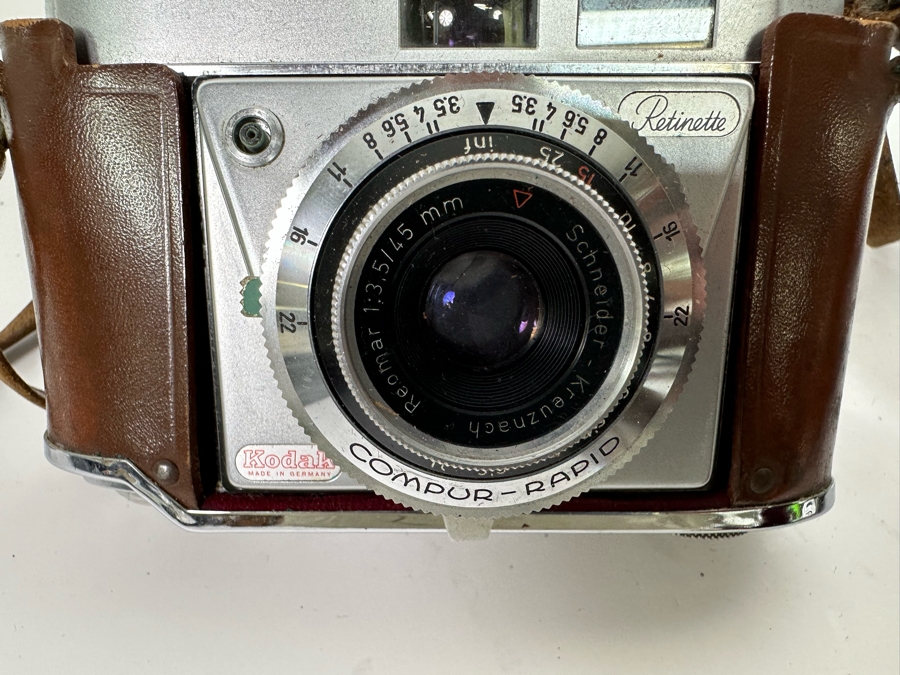 Pair Of Vintage Kodak Film Cameras: Retinette & Retina III S [Photo 10]