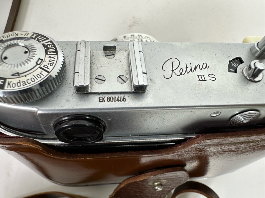 Pair Of Vintage Kodak Film Cameras: Retinette & Retina III S [Photo 8]