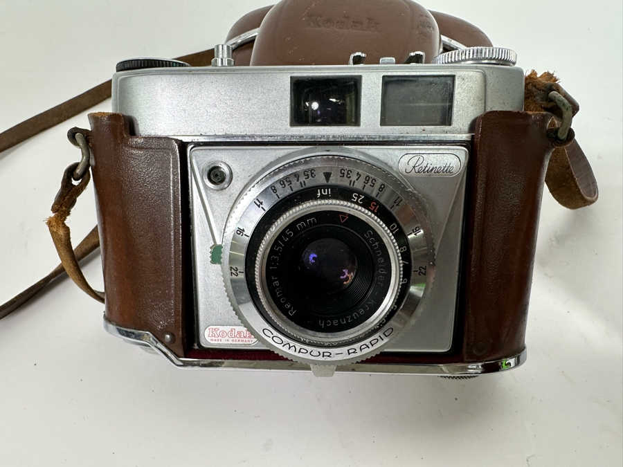 Pair Of Vintage Kodak Film Cameras: Retinette & Retina III S [Photo 9]