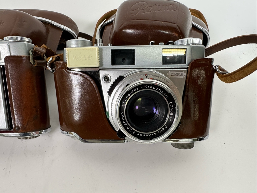 Pair Of Vintage Kodak Film Cameras: Retinette & Retina III S [Photo 4]