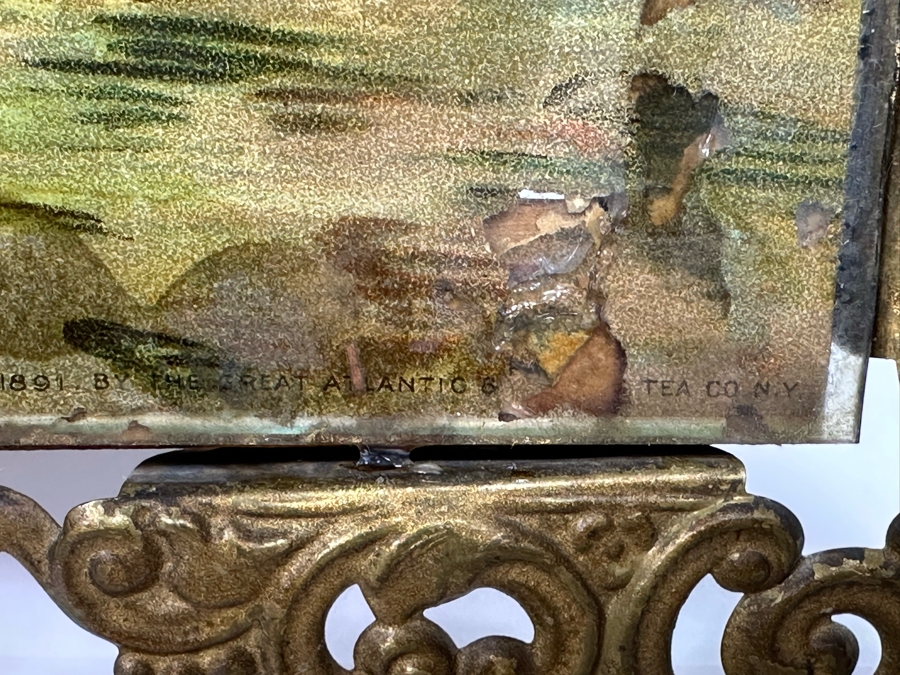 Antique 1891 Advertising Poster For The Great Atlantic & Pacific Tea Company (A&P) Grocery Chain NY 12W X 22H [Photo 11]