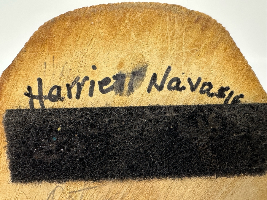 Signed Hand Carved / Hand Painted Hopi Native American Kachina Doll By Harriet Navasie 18.5H [Photo 15]