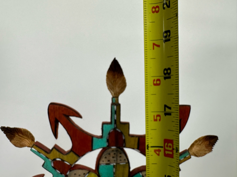 Signed Hand Carved / Hand Painted Hopi Native American Kachina Doll By Harriet Navasie 18.5H [Photo 18]