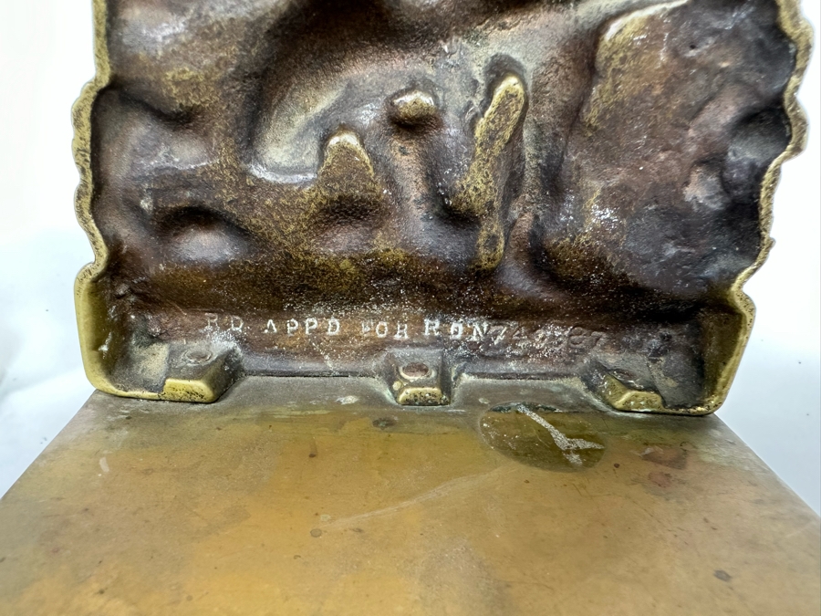 Antique Brass Pixie Bookends 4W X 3D X 5H [Photo 9]